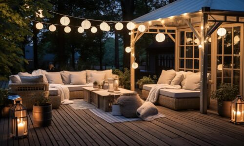 Wohnideen für Gartenhäuser und Terrassenüberdachungen